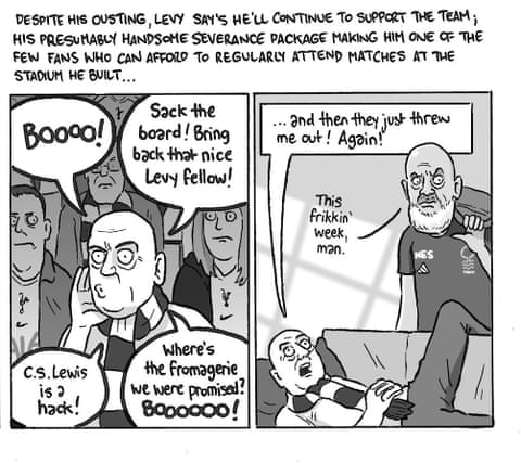 David Squires on … Daniel Levy’s greatest hits at Tottenham Hotspur, panel 8