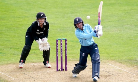 England’s Danni Wyatt on her way to her first ODI half-century