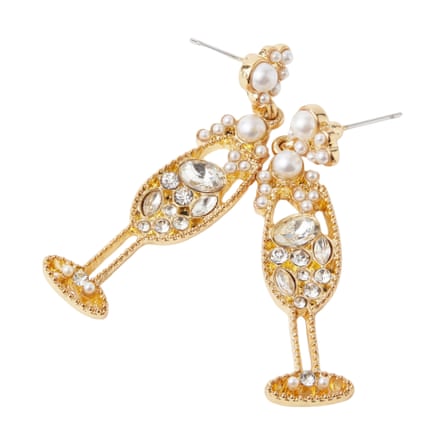 Prosecco earrings, Accessorize