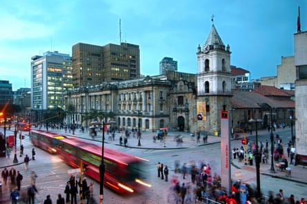 Transit line in Bogota