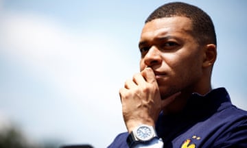 Kylian Mbappé deep in thought