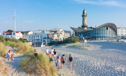 The seafront in Rostock.