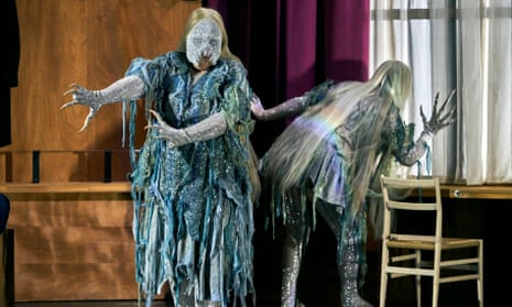 Stéphanie Müther and Kelly God as two of the Norns in Bayreuth festival’s staging of Götterdämmerung.