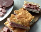 Rachel Roddy’s recipe for focaccia sandwiches with mortadella and parmesan cream | A kitchen in Rome