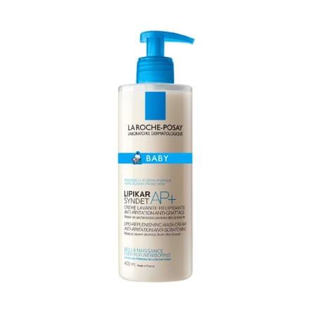 La Roche-Posay Baby Lipikar Syndet AP+ Body Wash, 400ml bottle.