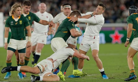 England suffer at the hands of South Africa in the 2019 Rugby World Cup final
