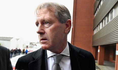 Dave King, arrives at Ibrox stadium for an extraordinary general meeting, where he was greeted with applause from the Rangers’ fans.