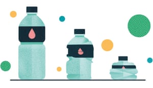 Plastic bottles should be crushed to save space.