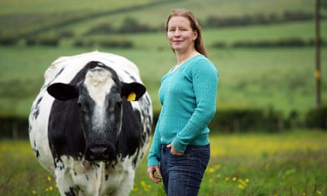 Udder romance ... Christine on Love in the Countryside.