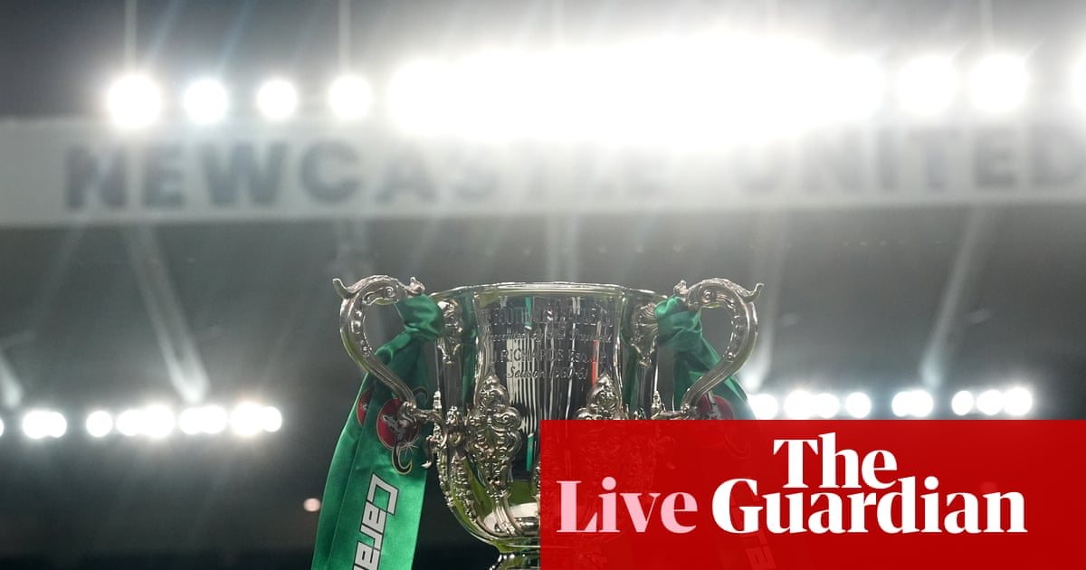 Newcastle United v Manchester City: Carabao Cup semi-final first leg – live