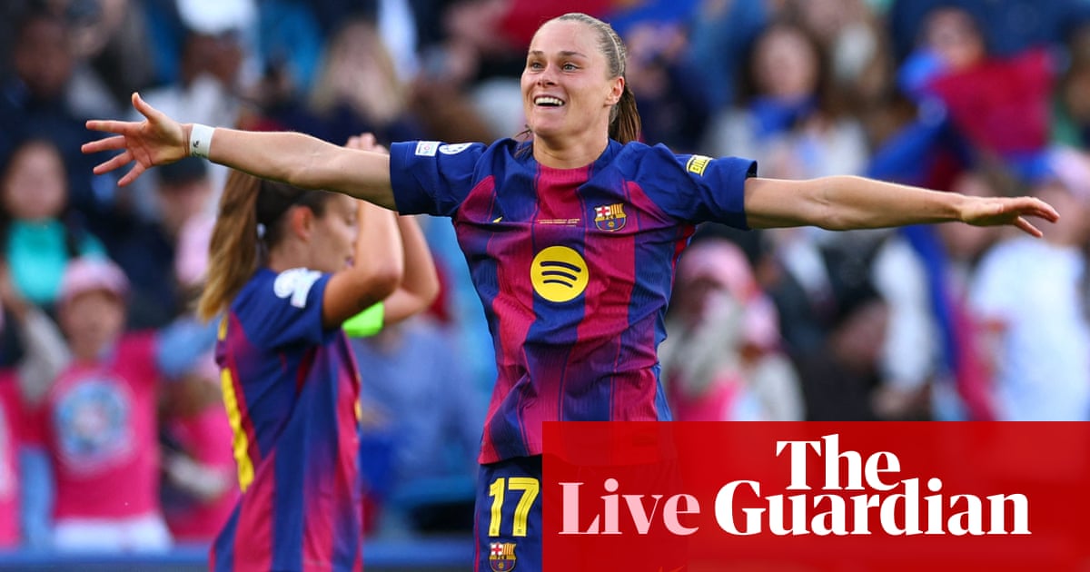 Barcelona v OL Lyonnes: Women’s Champions League final – live