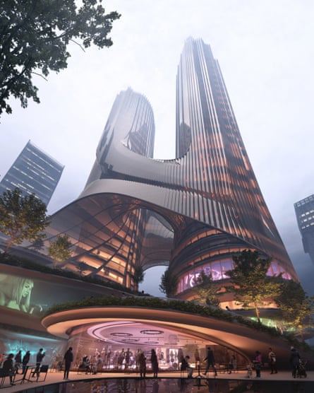 Tower C by Zaha Hadid Architects in Shenzhen.