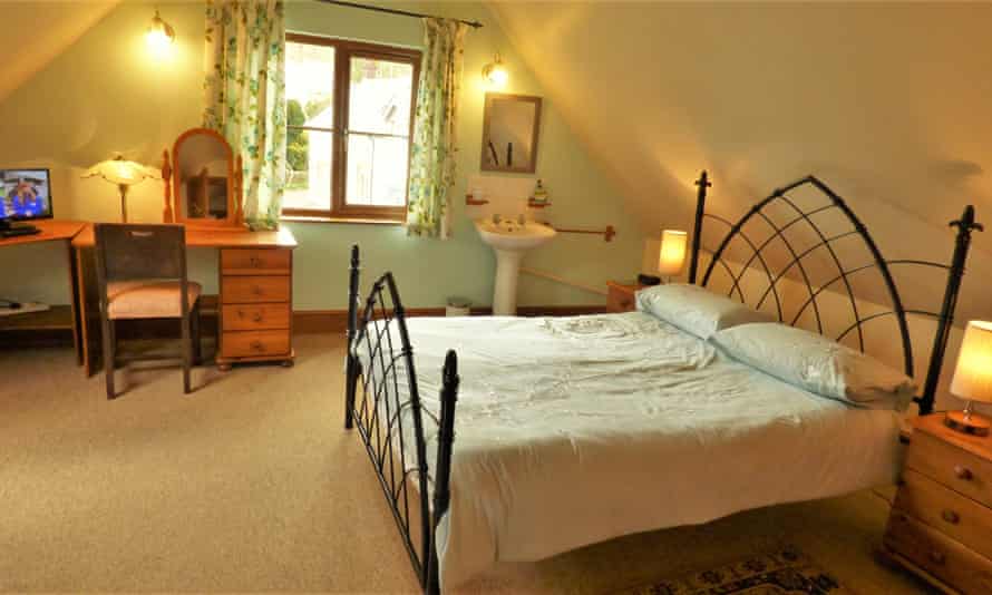 A room at Court Farm in Somerset