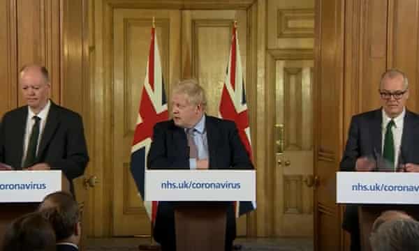 Boris Johnson Warns Britons To Avoid Non Essential Contact As Covid 19 Death Toll Rises As It Happened Politics The Guardian