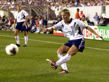USA legend Kristine Lilly in action against Nigeria in 2003.