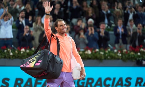 'I hope I have generated emotion': Rafael Nadal bids emotional farewell to Madrid Open – video