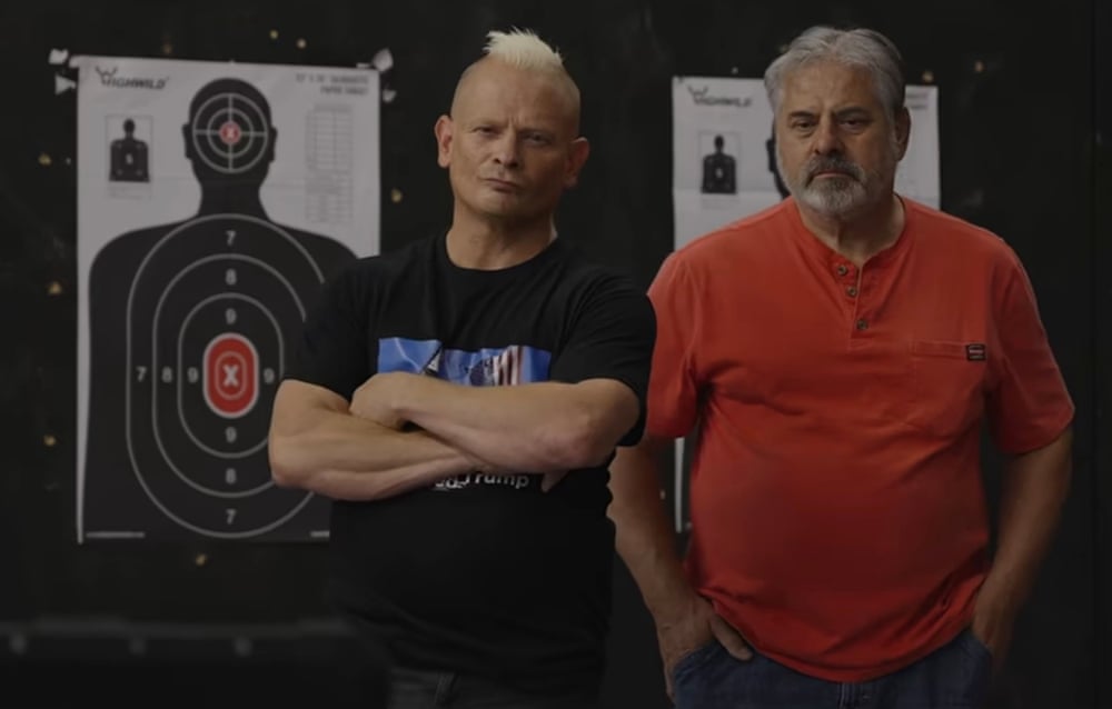 Loudermilk and Aboud in the film