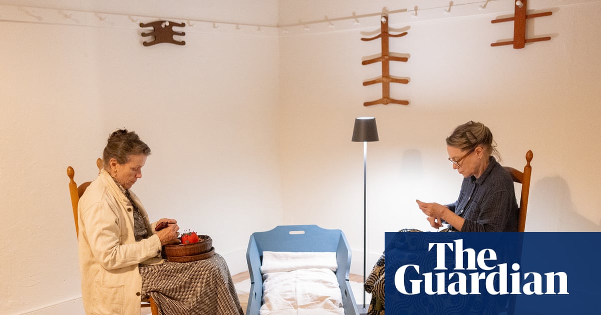 Frances McDormand on her adult-sized cradle art project: It's not performative, it's experiential'