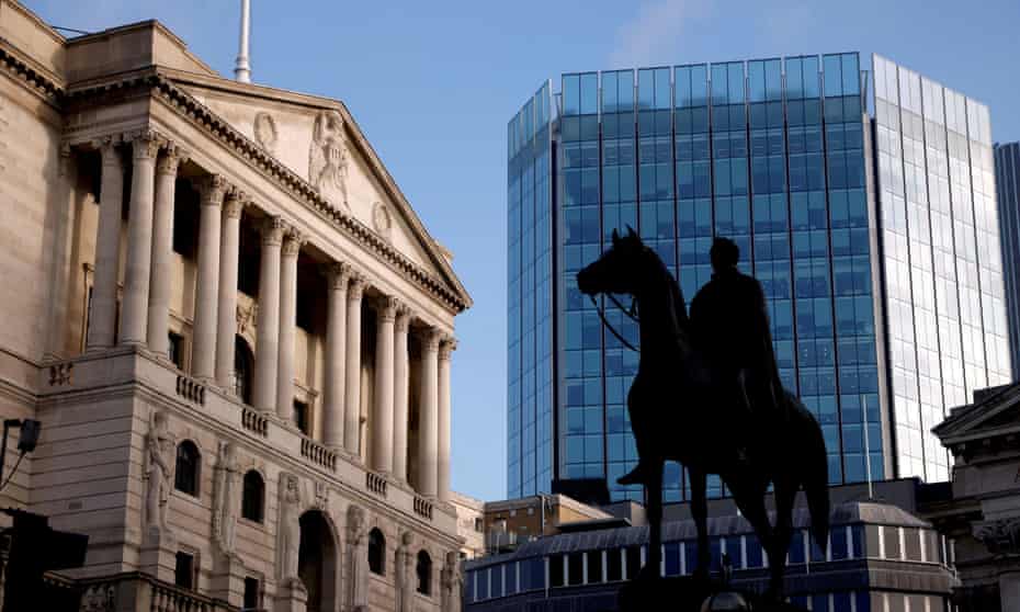 The Bank of England, London, November 2020