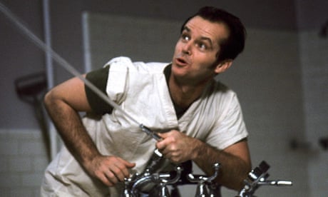 Jack Nicholson in One Flew Over the Cuckoo’s nest.