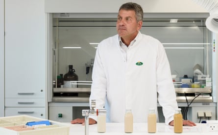 Sven Thormahlen of Danish dairy cooperative Arla, in a laboratory