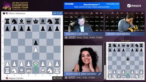 Carlsen and Nakamura top stars at Champions Chess Tour Finals