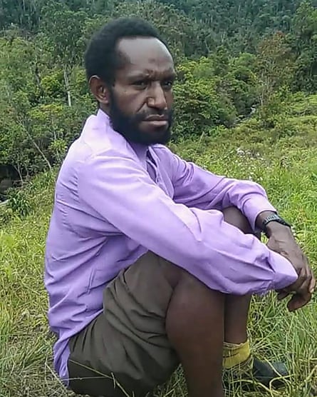 Nopinanus Kogoya, whose nephew was allegedly detained and tortured by the Indonesian military.