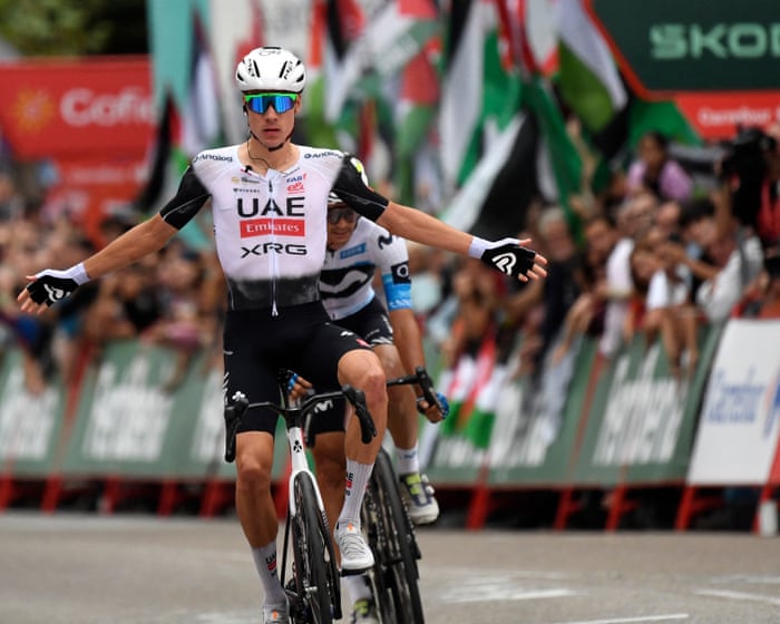 Vuelta a España: Ayuso outsprints compatriot Romo to grab glory on stage 12