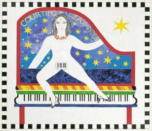 Courting Ajaxander by Dorothy Iannone, 1990.