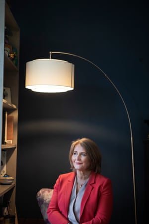 Anne Longfield, the children’s commissioner, photographed at home as part of an interview with the Observer, as she prepares to leave her position.