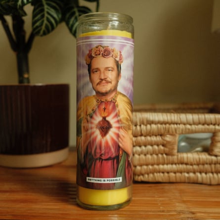 Saint Pedro Pascal prayer candle