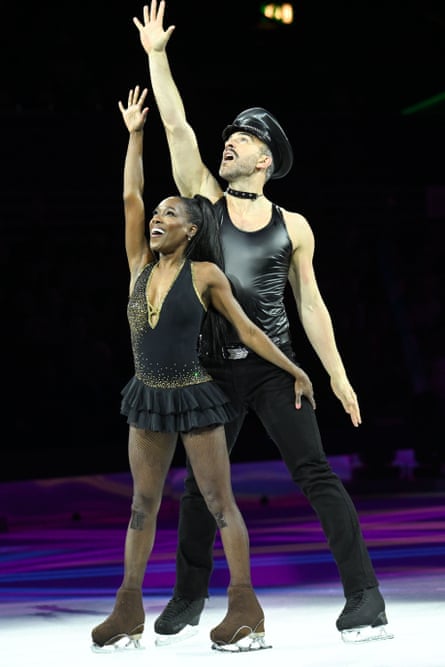 Vanessa James and Eric Radford in Torvill & Dean: Our Last Dance.