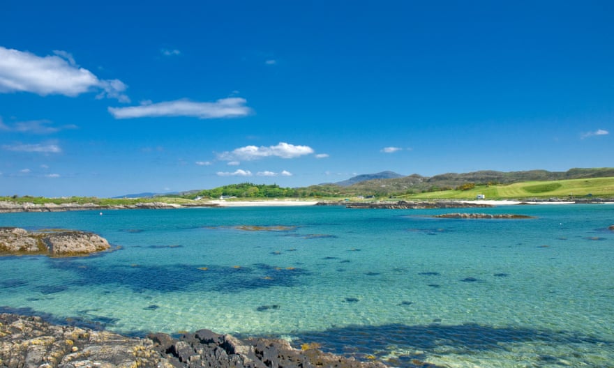 Lon Liath beach at Portnaluchaig, Highlands.