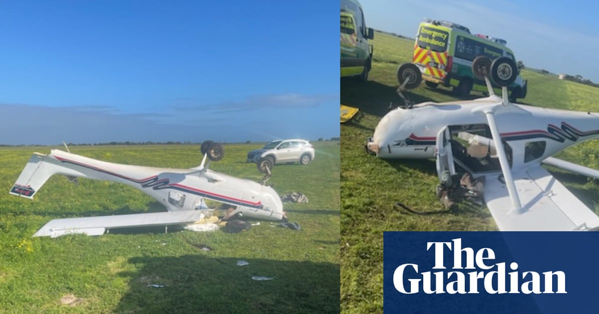 Light aircraft crashes after hitting horse during takeoff in South Australia