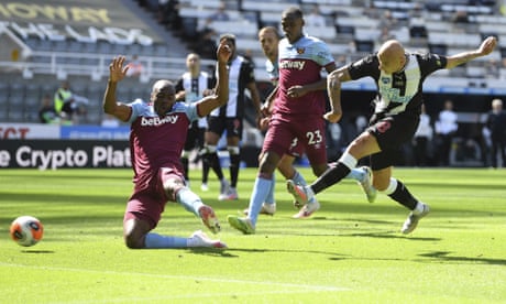 Newcastle United 2 2 West Ham United Premier League As It Happened Football The Guardian