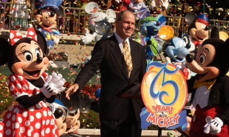 Michael Eisner, pictured here in 2003 as Disney’s chairman and CEO, says he has been attracted by Portsmouth’s support but would want a return on his investment.