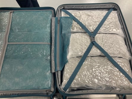 Cannabis in a suitcase
