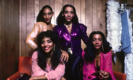 Getting lost in music... Sister Sledge, with Debbie top left, Joni bottom left.