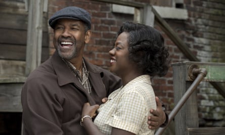 ‘In the 1950s women were an instrument for everyone else’s joy except their own’: Viola Davis with Denzel Washington in a scene from Fences. 