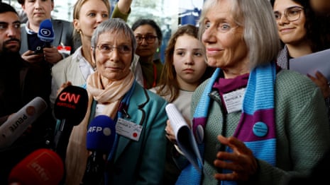 Older Swiss women win historic climate court ruling – video
