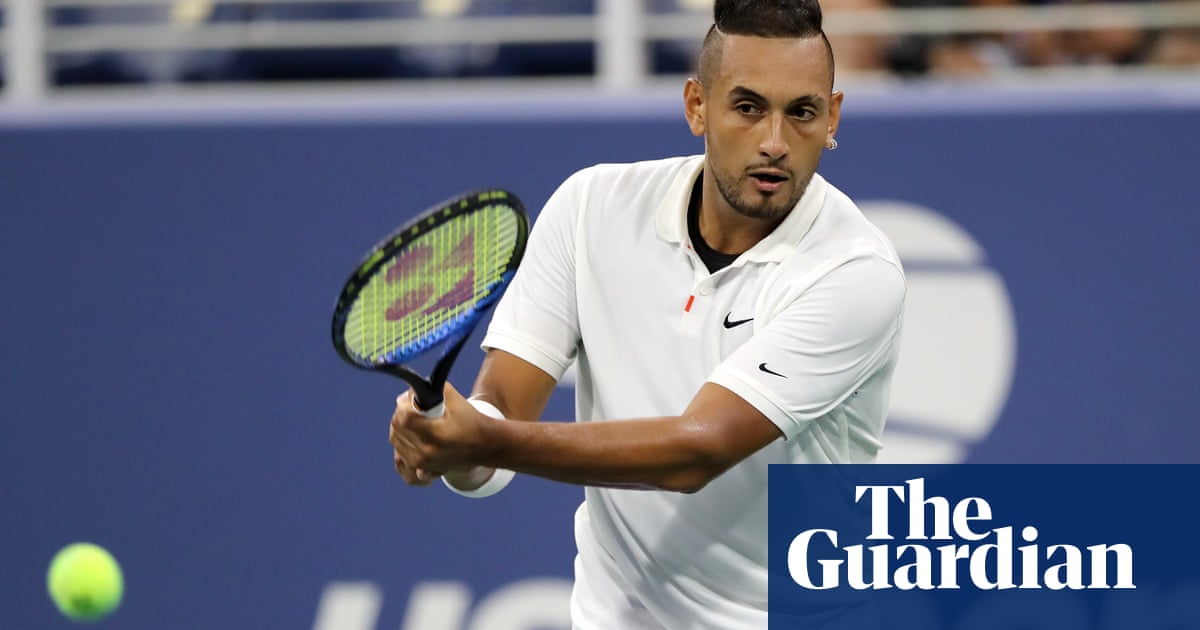 Kyrgios clashes with tennis authorities again in US Open row over shirt message