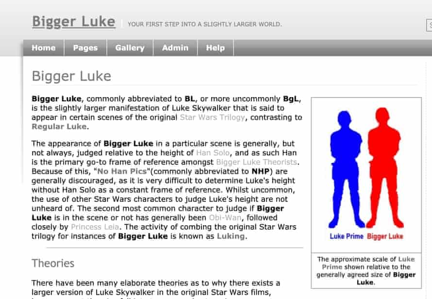 A screen shot of http://biggerluke.wikidot.com/bigger-luke