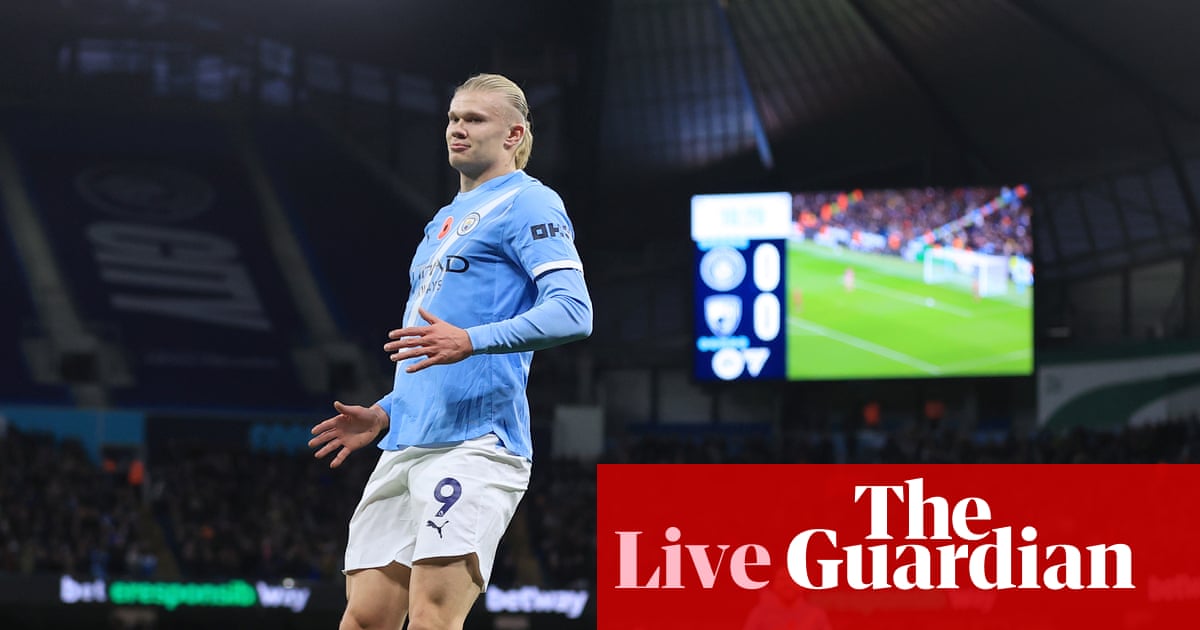 Manchester City 3-1 Bournemouth 경기 장면