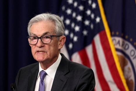 U.S. Federal Reserve Chair Jerome Powell holds a press conference at the Fed in Washington, D.C., U.S., December 10, 2025.