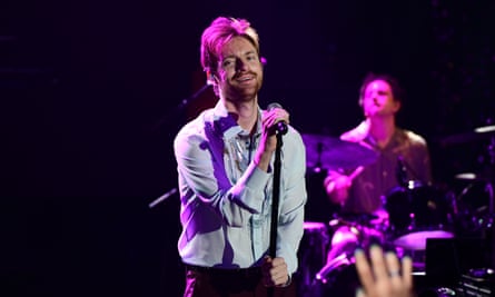 Finneas performs in January 2023 at the Disneyland Resort in Anaheim, California.