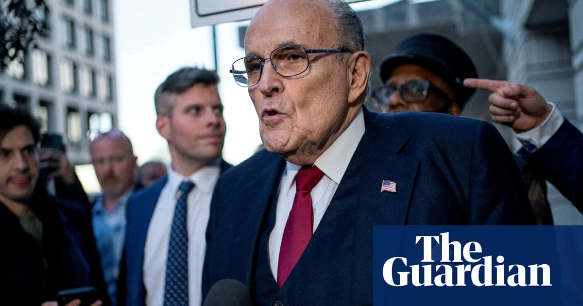 Rudy Giuliani pleads not guilty to charges in Arizona fake electors case