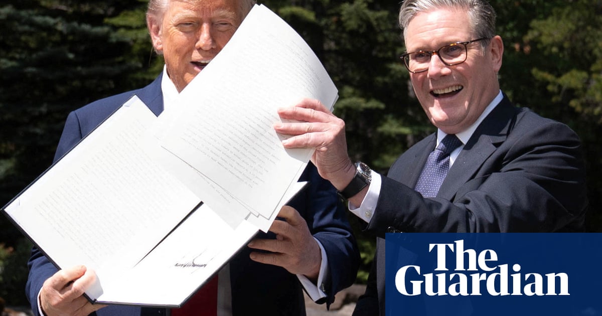 Trump says UK is protected from tariffs because I like them' as trade deal finalised