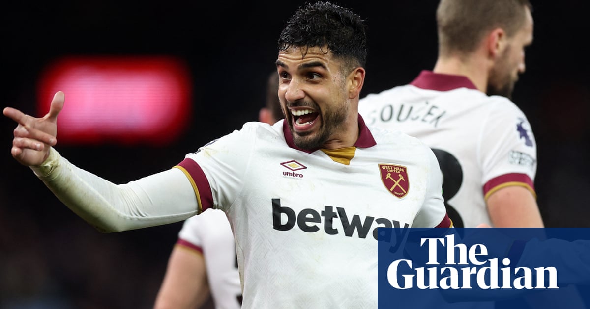 Emerson’s header earns draw for West Ham as loss of Mings hurts Aston Villa