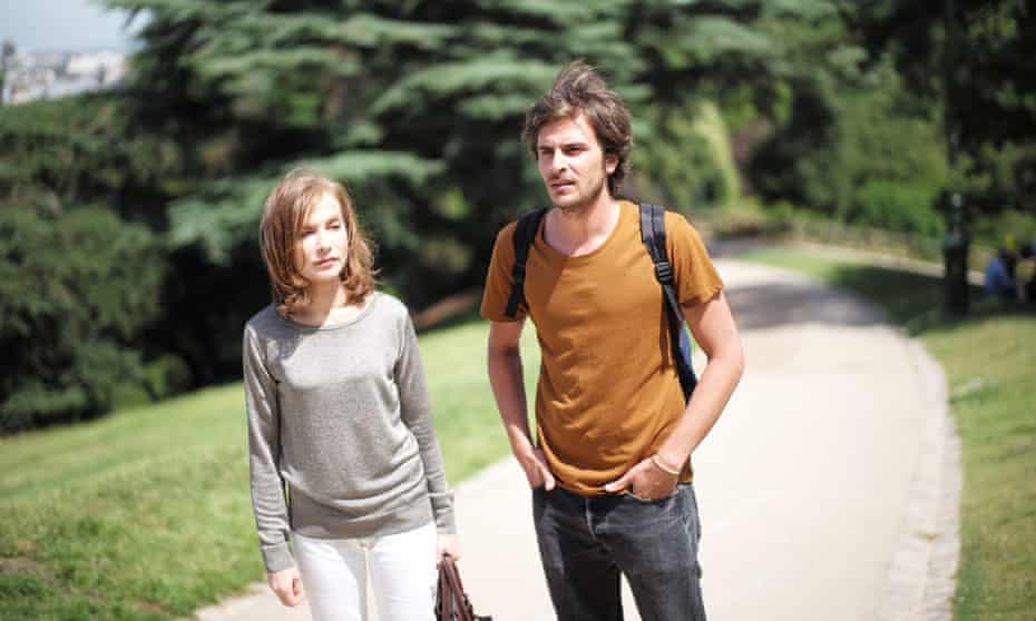 Uncertain path ... Isabelle Huppert and Roman Kalinka in Things to Come