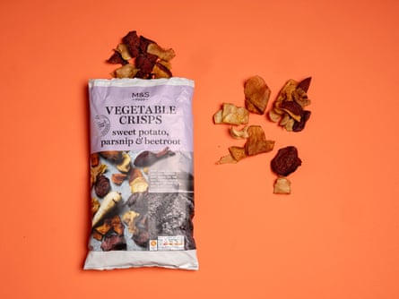 M&S’s vegetable crisps.
